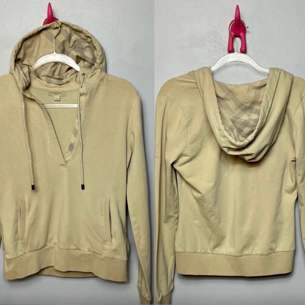 Burberry Brit Vintage pullover Beige Hoodie, Woman’s medium.
